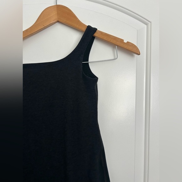 Beyond Yoga Spacedye One and Only Mini One Shoulder Tennis Dress Black size XS - Picture 5 of 9